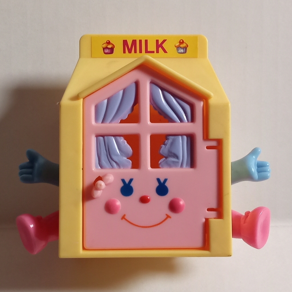 *Vintage* Cherry Merry Muffin Milk Carton House